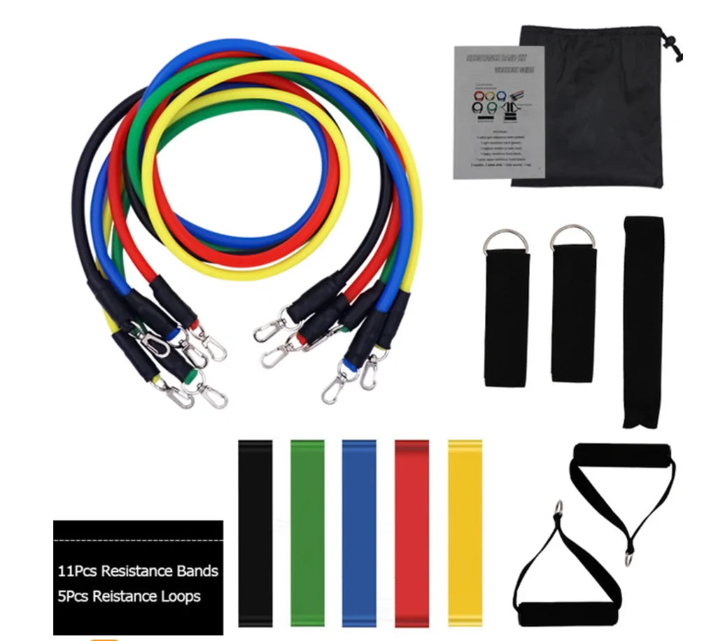 Fitness Tubes and Bands Set